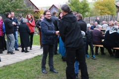 Fotografia: Symbolické odovzdanie opravy múrového oplotenia pri kostole - 18.10.2015