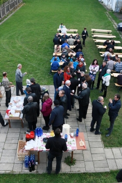 Fotografia: Symbolické odovzdanie opravy múrového oplotenia pri kostole - 18.10.2015