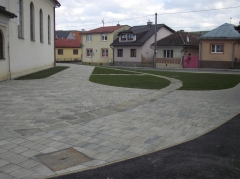 Fotografia: ukončenie opravy múrového oplotenia 10/2015