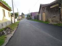 Fotografia: Vyasfaltovanie ulíc - jeseň 2015