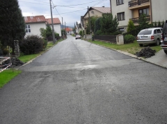 Fotografia: Vyasfaltovanie ulíc - jeseň 2015