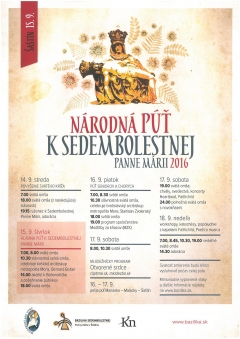 Národná púť k Sedembolestnej Panne Márii 2016 – fotografia 1