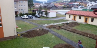 I. etapa - výmena vonkajšieho vodovodu - budova školy