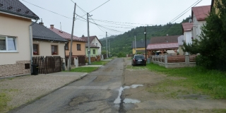 Fotografia: Pokládka živičného koberca - ulica za Jednotou