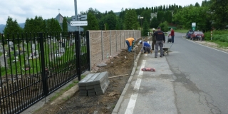 Fotografia: Ukončenie prác - chodník pri cintoríne - júl 2018