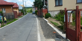 Fotografia: Ukončenie prác - chodník pri cintoríne - júl 2018