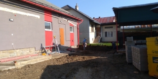 Fotografia: Rekonštrukcia a obnova hasičskej zbrojnice - začiatok prác 8/2018