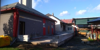 Fotografia: Rekonštrukcia a obnova hasičskej zbrojnice - začiatok prác 8/2018