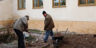 Fotografia: Rekonštrukcia bocianieho hniezda 8.3.2019
