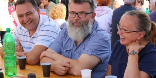 Fotografia: Stretnutie členov Ružencového bratstva na farskom dvore 8.9.2019