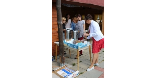 Fotografia: Stretnutie členov Ružencového bratstva na farskom dvore 8.9.2019