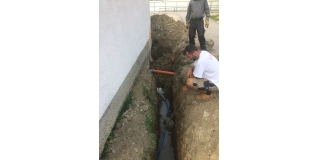 Fotografia: Rekonštrukcia vodovodu - obecná knižnica