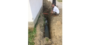 Fotografia: Rekonštrukcia vodovodu - obecná knižnica