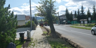 Fotografia: Drenáž krajnice hlavnej cesty - dolný koniec (od začiatku obce po autobusovú zastávku