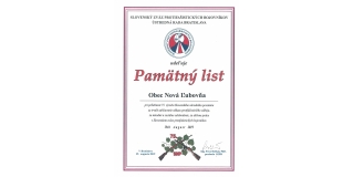 Pamätný list Obci Nová Ľubovňa – fotografia 4
