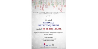 Festival duchovnej piesne 8.12.2019, Gréckokatolícky chrám v Starej Ľubovni – fotografia 1