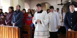 Fotografia: Požehnanie obnovenej hasičskej zástavy 9.2.2020