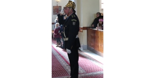 Fotografia: Požehnanie obnovenej hasičskej zástavy 9.2.2020