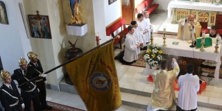Fotografia: Požehnanie obnovenej hasičskej zástavy 9.2.2020