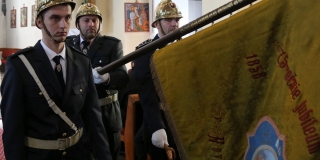 Fotografia: Požehnanie obnovenej hasičskej zástavy 9.2.2020