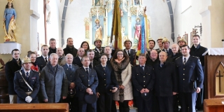 Fotografia: Požehnanie obnovenej hasičskej zástavy 9.2.2020