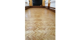 Fotografia: Renovácia podlahy v Kultúrnom dome - marec 2020