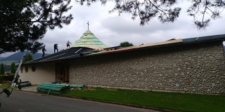 Fotografia: Rekonštrukcia strechy Domu nádeje