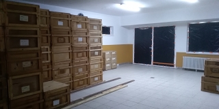 Fotografia: Nový CO sklad obce - priestory v budove RT Espresso (Glóbus)