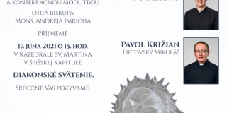 Jakub Konkoľ prijme diakonské svätenie 17.06.2021 v Katedrále sv. Martina v Spišskej Kapitule – fotografia 2