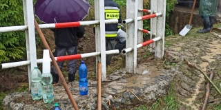Fotografia: Mimoriadna situácia - Zaplavenie cesty, Domu nádeje, ihriska, vyliatie kanálu 30.06.2021, 01.07.2021