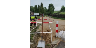 Fotografia: Mimoriadna situácia - Zaplavenie cesty, Domu nádeje, ihriska, vyliatie kanálu 30.06.2021, 01.07.2021