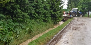 Fotografia: Mimoriadna situácia - Zaplavenie cesty, Domu nádeje, ihriska, vyliatie kanálu 30.06.2021, 01.07.2021