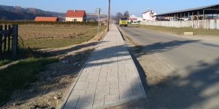 Fotografia: Vybudovanie chodníka Nová Ľubovňa - Jakubany