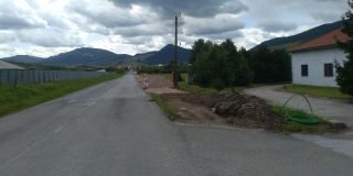 Fotografia: Vybudovanie chodníka Nová Ľubovňa - Jakubany