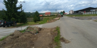 Fotografia: Vybudovanie chodníka Nová Ľubovňa - Jakubany