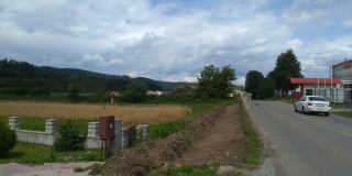 Fotografia: Vybudovanie chodníka Nová Ľubovňa - Jakubany