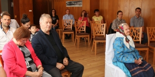 Fotografia: Prijatie 100. ročnej jubilantky - Márie Kmečovej, rod. Jančiovej (foto Patrícia Žembová)