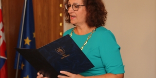 Fotografia: Prijatie 100. ročnej jubilantky - Márie Kmečovej, rod. Jančiovej (foto Patrícia Žembová)