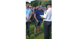 Fotografia: Vyhodnotenie - Súťaž hasičov - Šarišský pohár - 19.08.2023 v obci Kyjov (foto Kristína Repková)