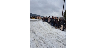 Fotografia: Pietny akt kladenia vencov - 79. výročie oslobodenia obce, 24.01.2024 (foto obec Nová Ľubovňa)