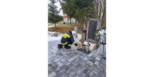 Fotografia: Pietny akt kladenia vencov - 79. výročie oslobodenia obce, 24.01.2024 (foto obec Nová Ľubovňa)