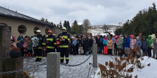 Fotografia: Pietny akt kladenia vencov - 79. výročie oslobodenia obce, 24.01.2024 (foto obec Nová Ľubovňa)