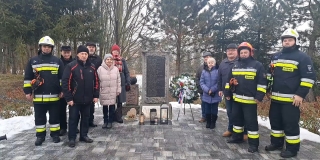 Fotografia: Pietny akt kladenia vencov - 79. výročie oslobodenia obce, 24.01.2024 (foto obec Nová Ľubovňa)