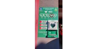 Fotografia: Automatický externý defibrilátor - budova hasičskej zbrojnice