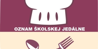 Oznam školskej jedálne