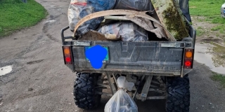 Fotografia: Brigáda Poľovníckeho združenia SIHLA - vyčistenie verejného priestranstva - kamence
