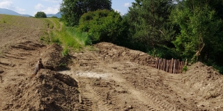 Fotografia: Čistenie kanálov po nárazových dažďoch - jún 2025 a vodozadržné opatrenia