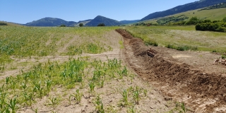 Fotografia: Čistenie kanálov po nárazových dažďoch - jún 2025 a vodozadržné opatrenia
