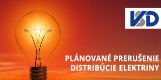 Prerušenie distribúcie elektrickej energie 01.09.2025