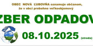 Zber odpadov - 08.10.2025